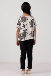 Girl's T-shirt (8-13Y) (Off White)
